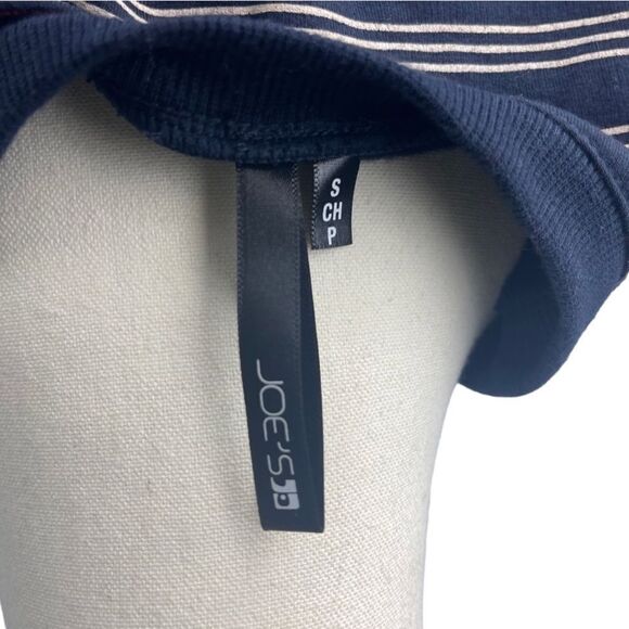Joe's Women’s Sweatshirt Small Stripe Round NeckRelaxed Lg Sleeve Pullover Sz S - Picture 7 of 7